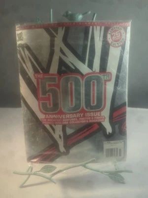 WWE Wrestling Magazine October November 2007 500th Anniversary Issue With Poster - Image 1 of 4