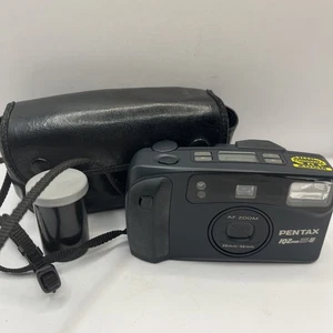 Pentax IQ Zoom 28 W nero messa a fuoco automatica zoom punta e scatta fotocamera 35 mm NON TESTATA - Foto 1 di 14