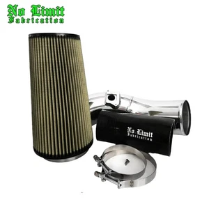 No Limit Polished Air Intake w/ PG7 & Blk Pre-Filter For 03–07 6.0L Powerstroke - Bild 1 von 6