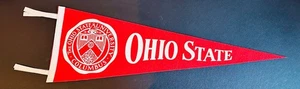 "Banderín de fútbol americano Buckeyes de la Universidad Estatal de Ohio vintage años 50-60 27""" - Imagen 1 de 5