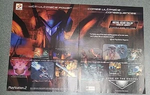 Zone Of The Enders Video Game Print Ad 2001 16x11 Great To Frame  - Picture 1 of 1