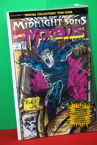 Morbius 1 Marvel- 1992 Rise of the Midnight Sons Part 3- Factory Sealed- NM+ - Picture 1 of 2