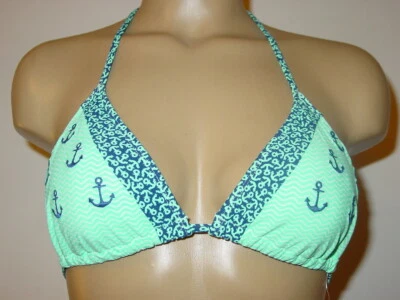Para mujeres Azul Esperry Anclas Tanga Bikini Top Traje de Baño Acolchado-XS-NUEVO CON ETIQUETAS NUEVO Foto 1 de 4