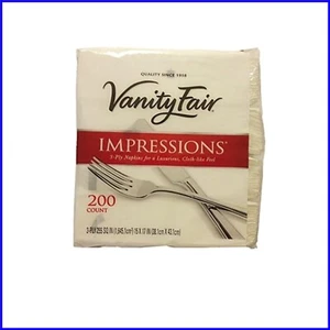 High-Quality White Paper 3-Ply Dinner Napkins - 200 Count for Entertaining - Picture 1 of 2