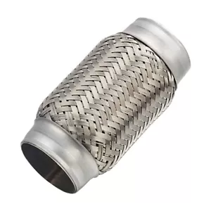 Exhaust Flex Pipe 2.25''x 6''Heavy Duty Exhaust Flex Pipe Double Braid Exhaus... - Picture 1 of 7