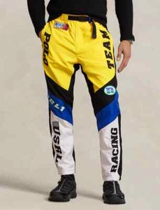 Polo Ralph Lauren Pantaloni da Jogging Idrorepellenti Color Block Pantaloni da Corsa Taglia (L - Foto 1 di 5