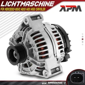 Generator alternatora 120A do Mercedes-Benz W203 W211 W163 W639 SLK Chrysler - Zdjęcie 1 z 9