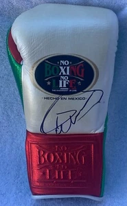SAUL CANELO ALVAREZ SIGNIERT AUTO'D KEIN BOXEN KEIN LEBEN HANDSCHUH BAS COA WBC CHAMPION F - Bild 1 von 6
