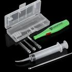 1Set Tonsil Stone Remover Kit LED Light & Box + Irrigation Tool Syringe E6A2
