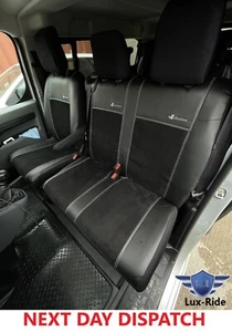 TAILORED SEAT COVERS For VAUXHALL VIVARO Mk3 2019 - 2024 ART. LEATHER & ALICANTE - Picture 1 of 10