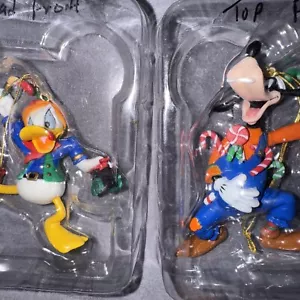 Enesco Tree-rific Treasures Donald Duck Hanging And Goofy Ornaments - Picture 1 of 8