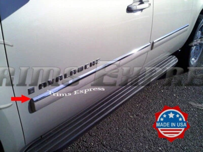 2007-2009 Chevy Avalanche/Suburban Body Side Molding Trim Overlay Steel Top 1" - Image 1 of 4