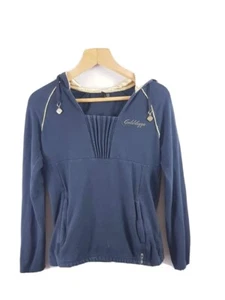 Golddigga Womens Long Sleeve Hoodie Black Colour Size 10UK - Picture 1 of 12