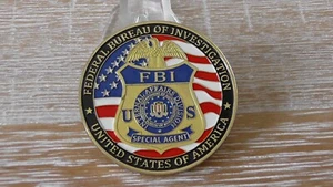 Moneta sfida Federal Bureau of Investigation FBI Dipartimento di Giustizia #B272 - Foto 1 di 8