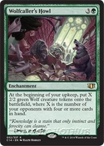 MTG - WOLFCALLER'S HOWL - Commander 2014 (R) - Picture 1 of 1