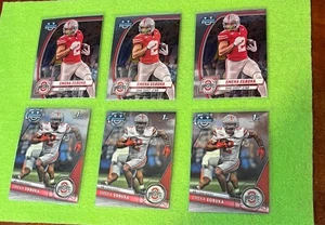 Emeka Egbuka  RC Lot 2023 Bowman Chrome U 115 and 2024 Bowman Chrome U 70 3 each - Picture 1 of 2