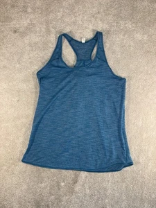 Camiseta sin mangas Lululemon Essential espalda cruzada - azul azulado jaspeado - talla 10 - Imagen 1 de 9