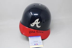 Hank Aaron Signed Autographed Batting Helmet PSA/DNA Braves  ID:452787 - Picture 1 of 8