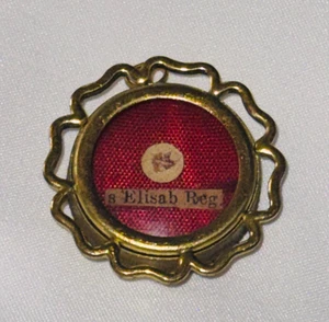 RARE CATHOLIC 1st CLASS ST. ELIZABETH QUEEN OF HUNGARY RELIC RELIQUARY WOW! - Picture 1 of 5