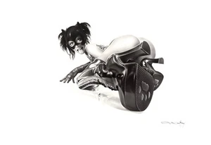 GENNADIY KOUFAY FAMOSO ARTISTA PIN UP, IMPRESIÓN GICLEE FIRMADA AUDAZMENTE, ES 19X13,25" - Imagen 1 de 1