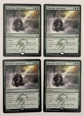 4x MTG Shamanic Revelation Fate Reforged MTG Magic the Gathering LP/NM - Image 1 of 2