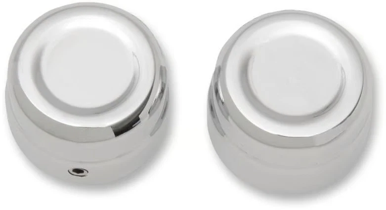 Tapas de eje trasero Drag Specialties Billet - 1 pulgada - Moto Cromo 0214-0834 Foto 1 de 4