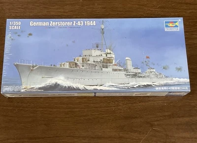 1/350 Scale TRUMPETER MODEL KIT  German Zerstorer Z-43 1944  #05323   Sealed box - Image 1 of 4