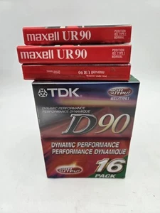 Lot of 16 TDK D90 High Output Cassette Blank Tapes IECI/TYPE I-Never Used Sealed - Picture 1 of 1