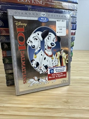 Disney 101 Dalmatians Diamond Edition Slip Cover Blu-ray New/Sealed - Image 1 of 2