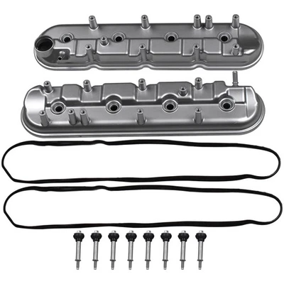 Juego de 2 cubiertas de válvula para Chevrolet Corvette ZR1 2009-2013 12-15 Chevy Camaro 6,2 L Foto 1 de 4