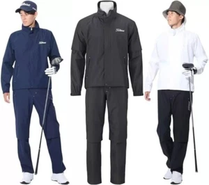 Titleist Golf Stratch Rain Wear Jacket Pants Set 3 Colo 2024 New TLPMR980J Japan - Picture 1 of 19