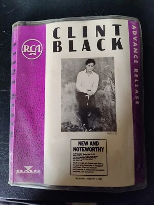 Clint Black - Killin' Time (1989) Advance Cassette [Yellow Press Kit] Ultra Rare - Image 1 of 4
