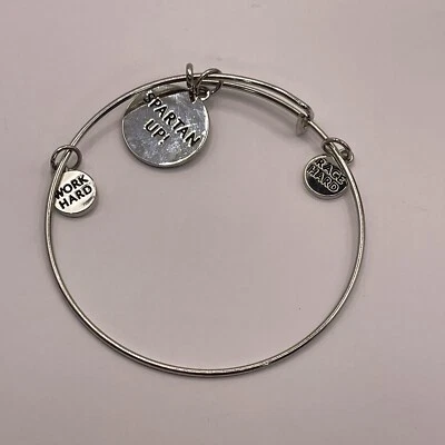 Brazalete Brazalete Espartano Expandible Plata Carrera Trabajo Duro NUEVO Foto 1 de 4