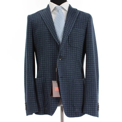 Etro NWT Sport Coat Size 52 US 42 in Blues Pattern Cotton/Polyester/Wool Blend - Image 1 of 4
