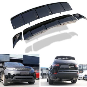 Front Rear Bumper Skid Plate & Trim For Land Rover Discovery 5 2017-2023 Black D - Picture 1 of 10