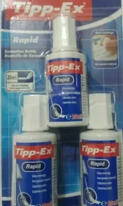 Tipp-Ex Rapid Multi Saver Pack of 3 -Correction White Tipe Fluid 20ml Bottle - Picture 1 of 3