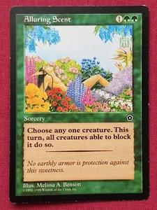 Magic The Gathering PORTAL SECOND AGE ALLURING SCENT green card MTG - Picture 1 of 2