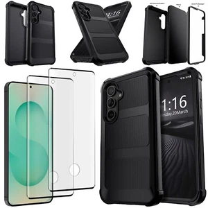 Heavy Duty Case Rubber Cover / Screen Protector For Samsung S25 Plus/S25 Ultra - Picture 1 of 14