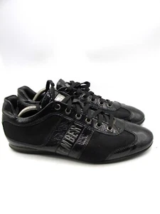 Bikkembergs Black Low Top Sneakers Logo Size EU 40 US L 9 M 7 - Picture 1 of 11