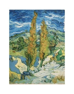 Poplars at Saint Remy, 1889 by Van Gogh French Landscape Art Print 20x27 In - Picture 1 of 1