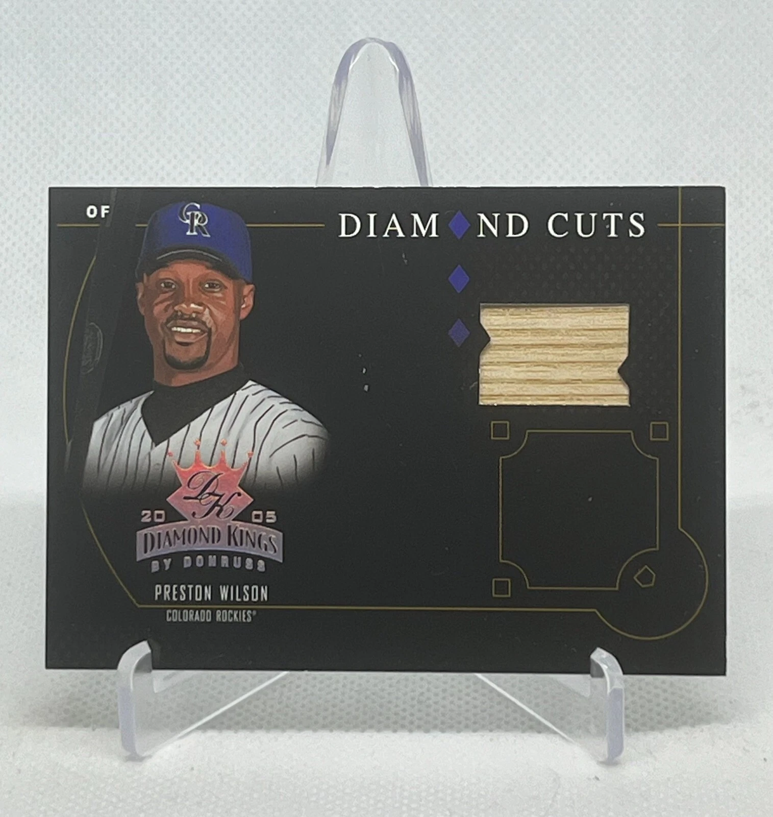 Preston Wilson 2005 Donruss Diamond Kings Relic Bat /200 ( Rockies )