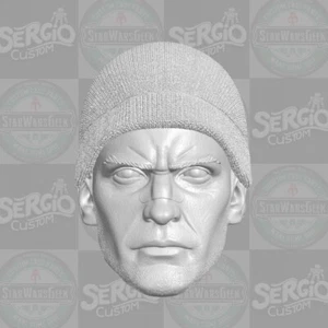 Punisher v7 Frank Castle custom head for 1:10 1:12 1:18 1:6 action figures - Picture 1 of 1