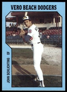 1985 TCMA Vero Beach Dodgers John Schlichting Vero Beach Dodgers #3