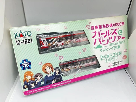 KATO Kashima Rinkai Railway 6000 Type Girls & Panzer Wrapping Train No. 2+3 Used Cover