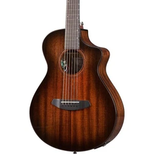 Breedlove Organic Wildwood Pro CE African Mahogany Companion A/E Guitar Suede - Picture 1 of 6