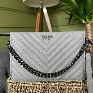 Victoria’s Secret Crossbody Bag Faux Vegan Leather Shoulder Bag - Picture 1 of 9