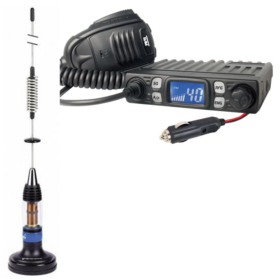 TEAM CB Mobile MiniCom CB-Funkgerät - Schwarz