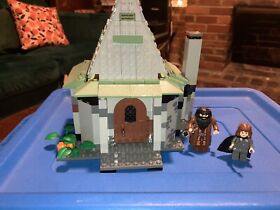 LEGO Harry Potter: Hagrid's Hut (4754) with Harry, Hermione, opening hut, manual