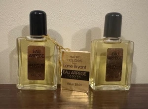 Eau Arpege Lanvin Paris .5 Fl Oz x 2 - Picture 1 of 1