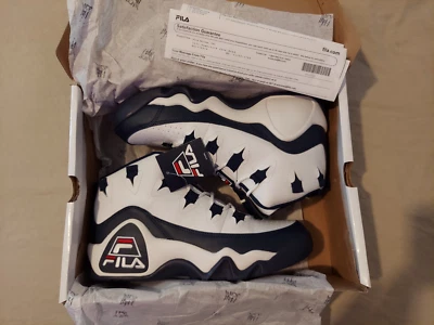 Mens New Fila Grant Hill 1 Navy Blue 11 OG Sneakers Shoes Method Man Wu Tang - Image 1 of 4